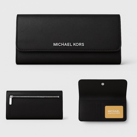 Michael Kors Black Women's Wallet - Picture 1 of 6